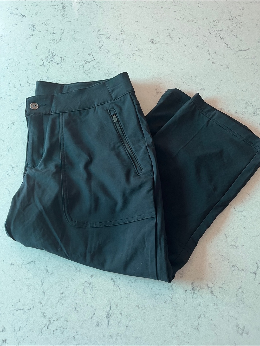 Columbia Black Stretch Chinos with Zip Pocket
